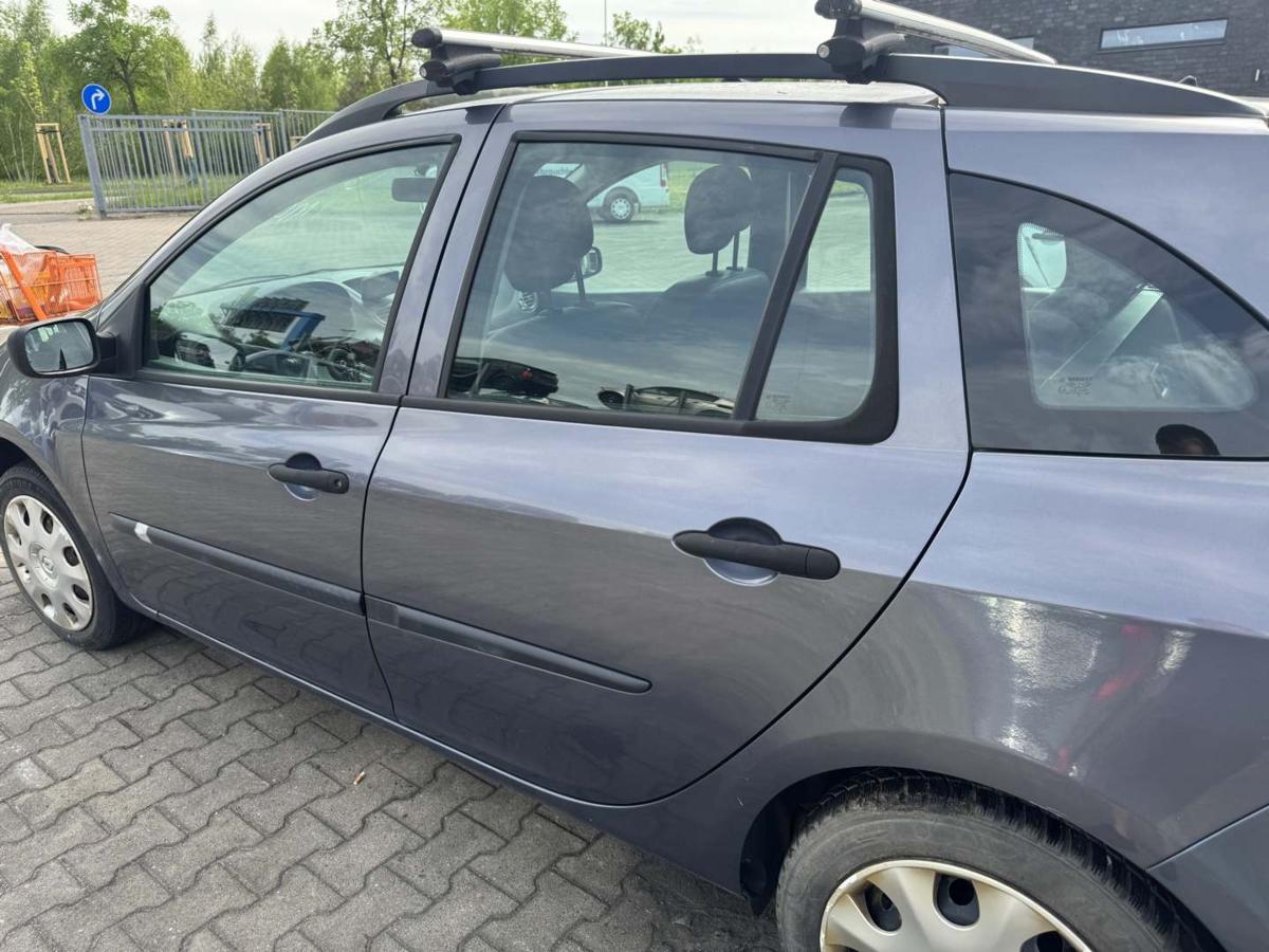 Renault Clio 3 Grandtour original T&uuml;r hinten links TEJ47 Bleu gris Kombi Rohbau Bj.2009